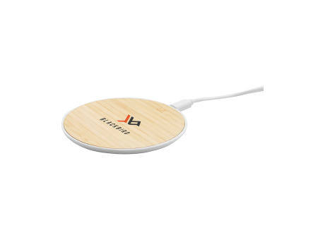 Bamboo 15W Wireless Fast Charger Schnelladegerät