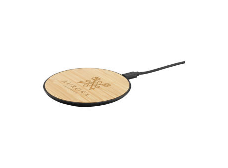 Bamboo 15W Wireless Fast Charger Schnelladegerät