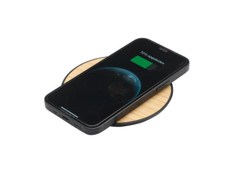 Bamboo 15W Wireless Fast Charger Schnelladegerät