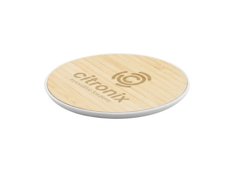 Bamboo 15W Wireless Fast Charger Schnelladegerät