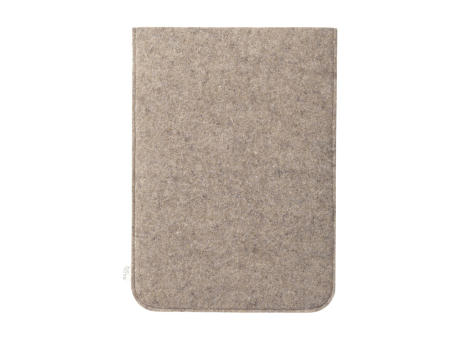 Recycled Felt & Apple Leather Laptop Sleeve 16"