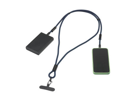 Lanyard 2-in-1 GRS RPET Load & Sync USB Cable