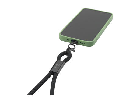 Lanyard 2-in-1 GRS RPET Load & Sync USB Cable