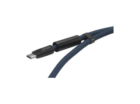 Lanyard 2-in-1 GRS RPET Load & Sync USB Cable