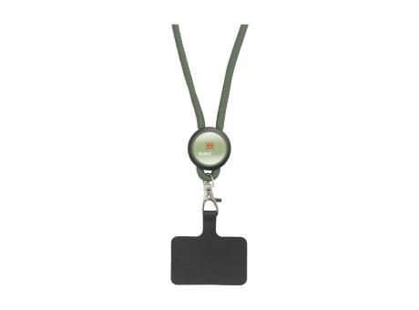 Lace Lanyard GRS RPET 0,5 cm Handy-Schlüsselband