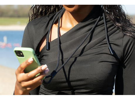 Lanyard 2-in-1 GRS RPET Load & Sync USB Cable