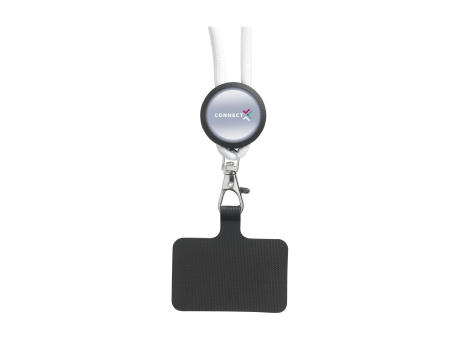 Lace Lanyard GRS RPET 0,5 cm Handy-Schlüsselband