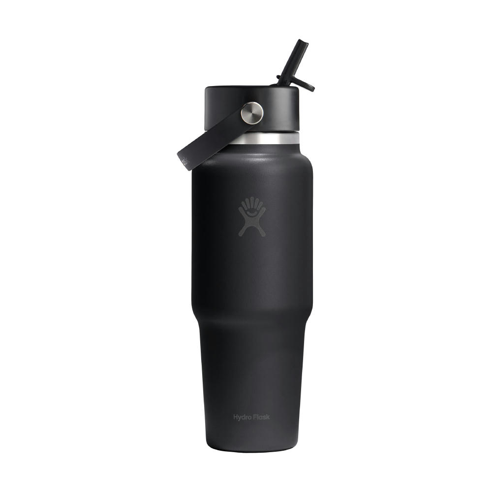 Hydro Flask Wide Mouth Travel Bottle with Flex Straw Cap 946 ml Wasserflasche