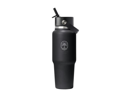 Hydro Flask Wide Mouth Travel Bottle with Flex Straw Cap 946 ml Wasserflasche