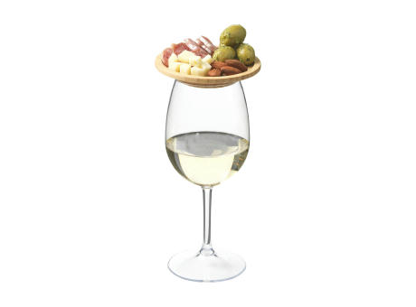 Wooosh Piccolo Bamboo Wine Glass Topper