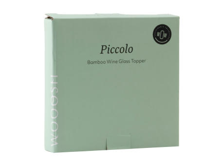 Wooosh Piccolo Bamboo Wine Glass Topper