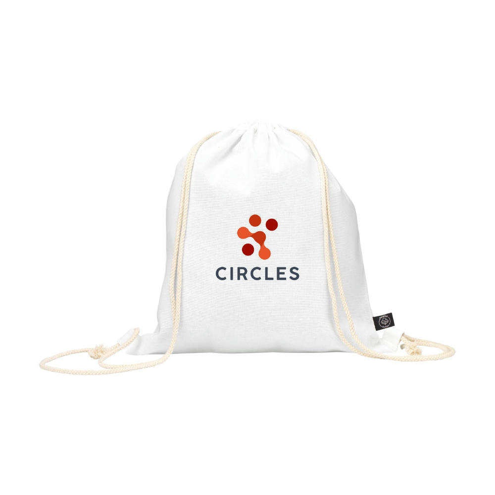 PromoColour GRS Recycled Cotton Backpack (150 g/m²)