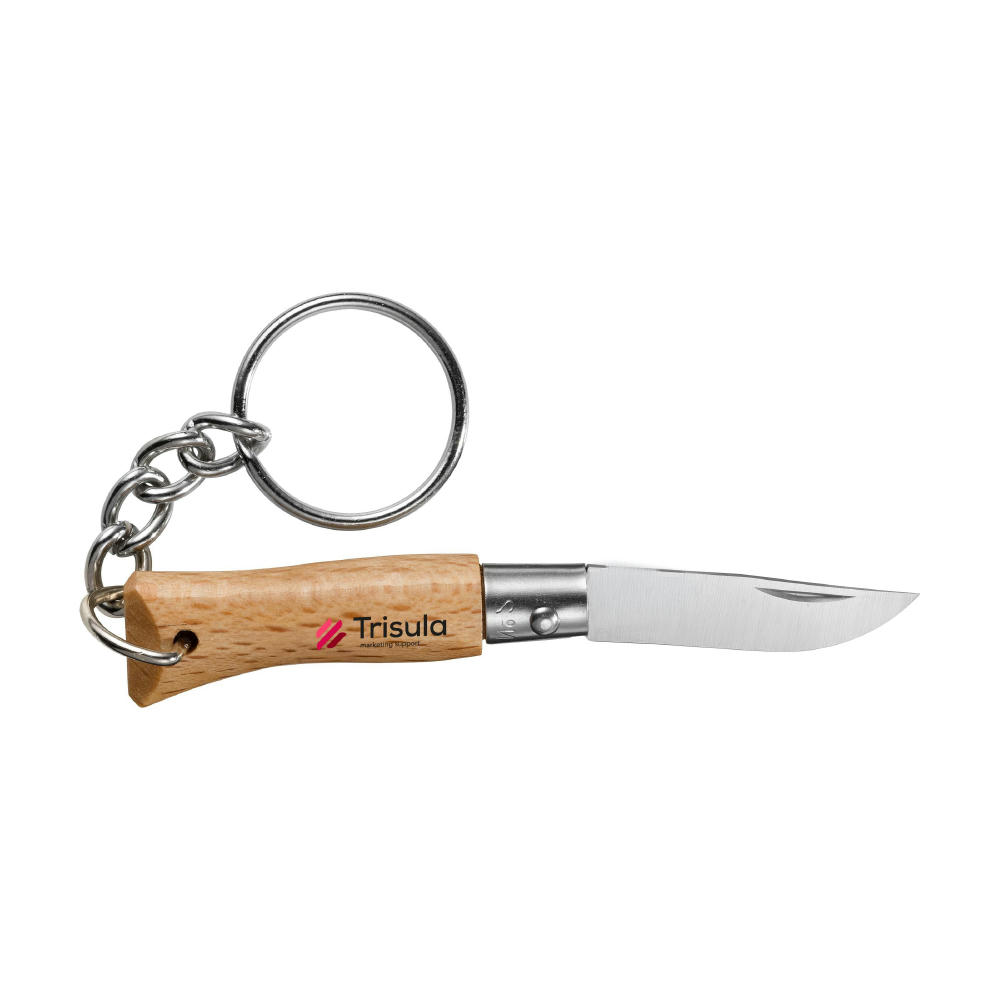 Opinel Schlüsselanhänger mit Taschenmesser No 02