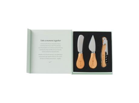 Wooosh Borgones Wine and Cheese Tool Set