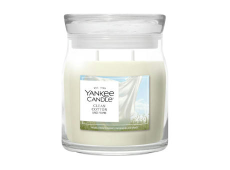 Yankee Candle Clean Cotton Medium Jar Duftkerze