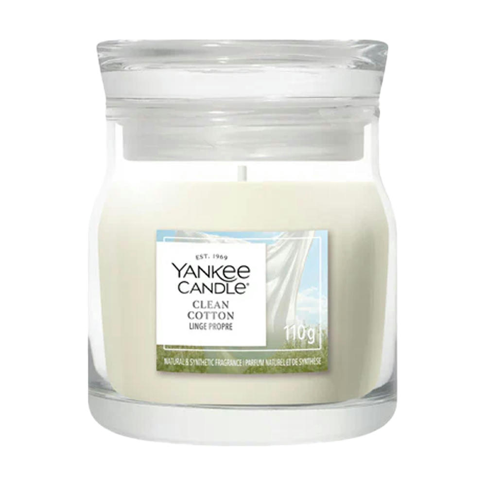 Yankee Candle Clean Cotton Small Jar Duftkerze