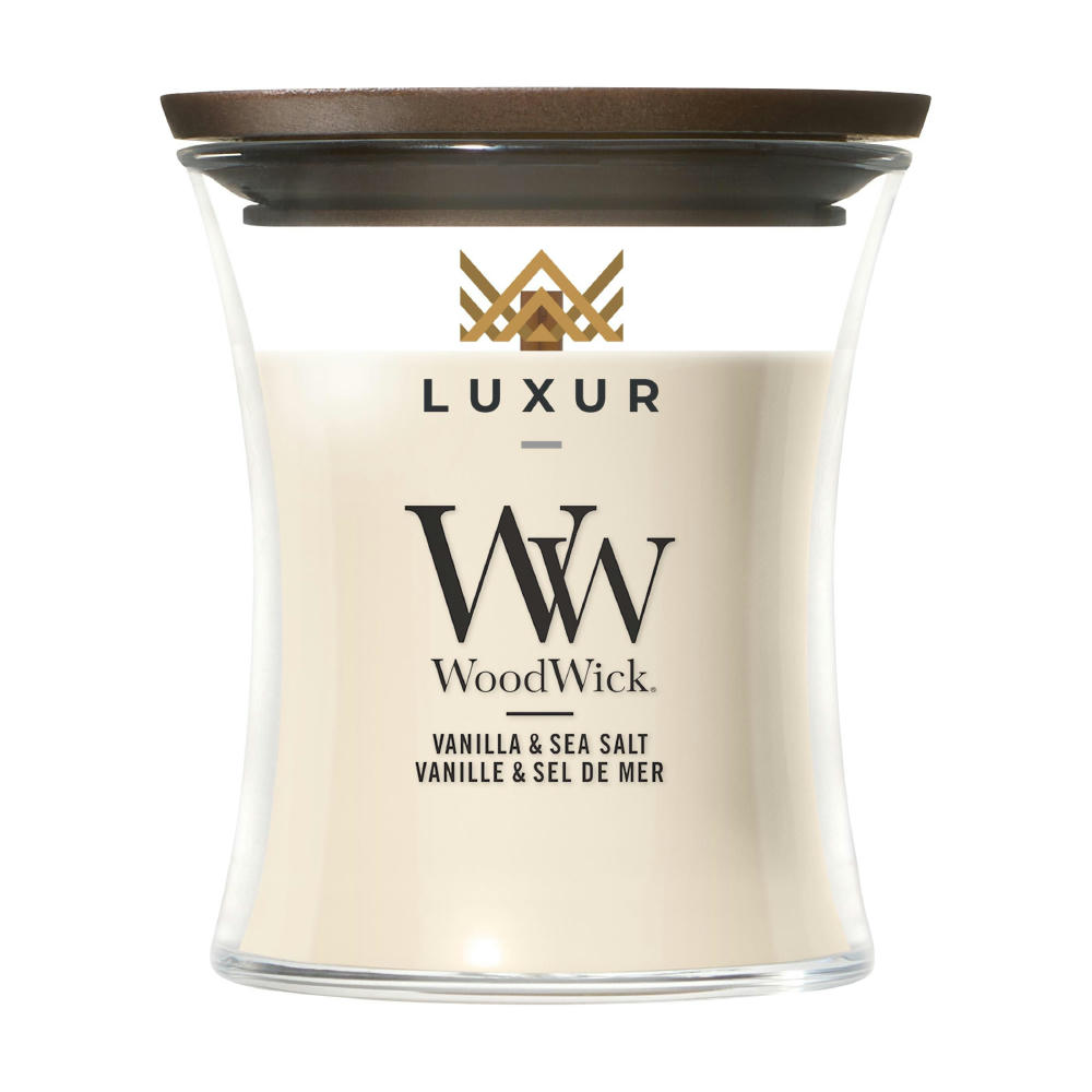 WoodWick Vanilla & Sea Salt Mini Candle Duftkerze