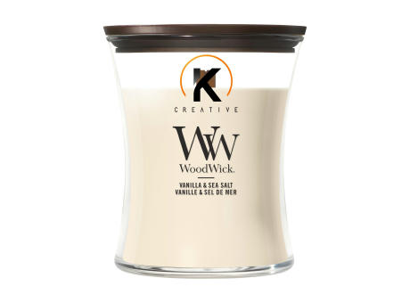 WoodWick Vanilla & Sea Salt Medium Candle Duftkerze