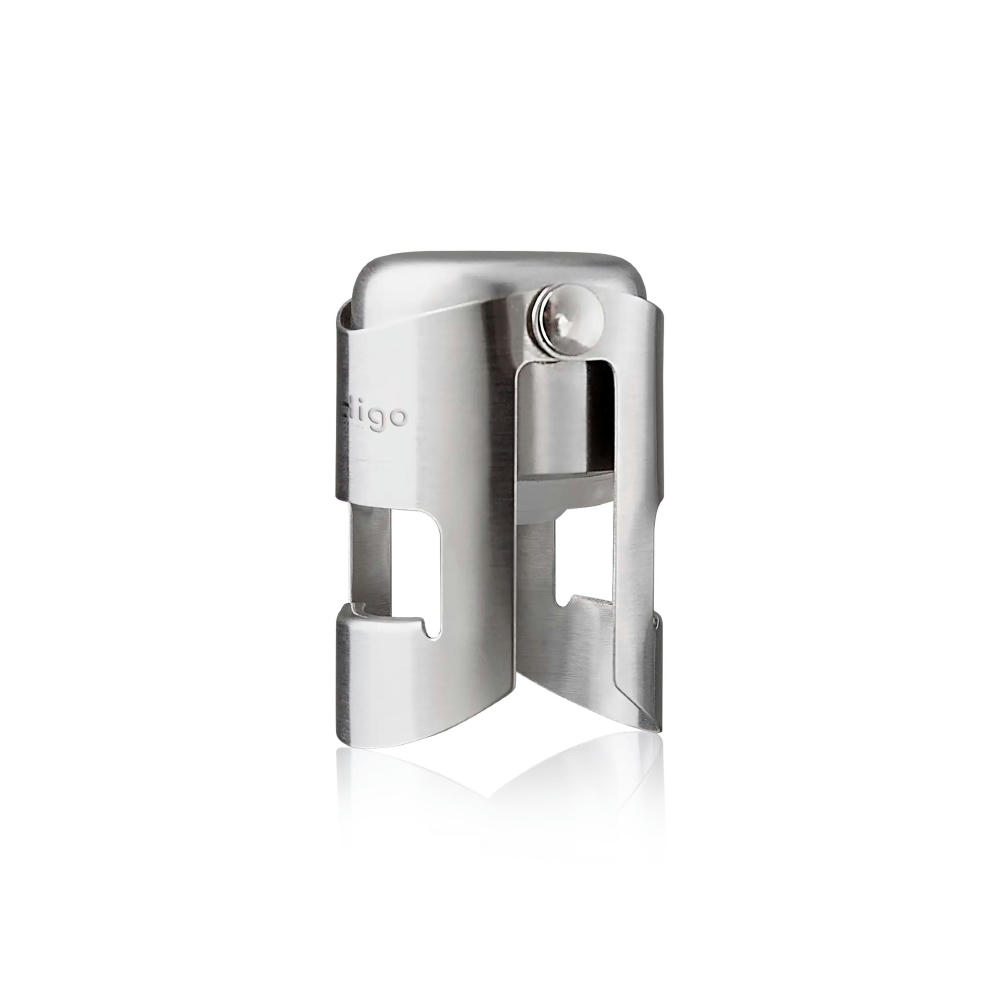Vacu Vin Champagne Stopper Stainless Steel Verschlusskappe
