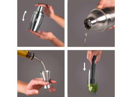 Vacu Vin Cocktailset Bar in a Box Starter