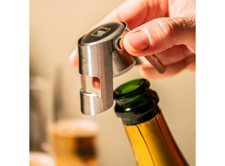 Vacu Vin Champagne Stopper Stainless Steel Verschlusskappe