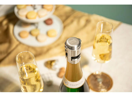 Vacu Vin Champagne Stopper Stainless Steel Verschlusskappe