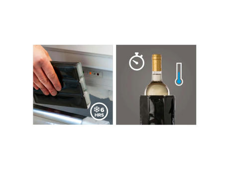 Wine Cooler Sleeve Black Weinkühler