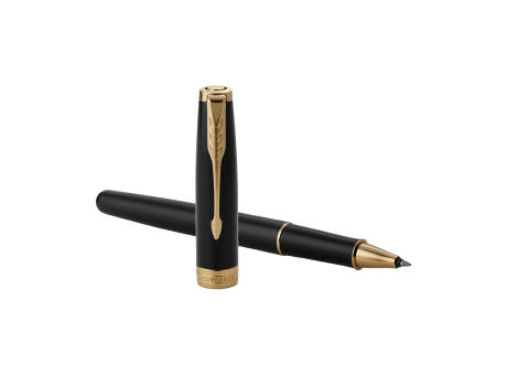 Parker Sonnet Tintenroller | Goldfarbene Zierelemente