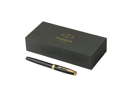 Parker Sonnet Tintenroller | Goldfarbene Zierelemente