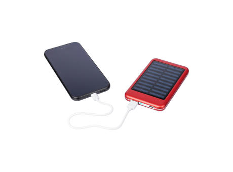 Powerbank Tycho | Aluminium | Solar | 4.000 mAh