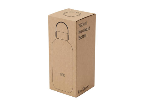 Noma Noma Recycled Steel Insulated Bottle Silver 750 ml Thermoflasche