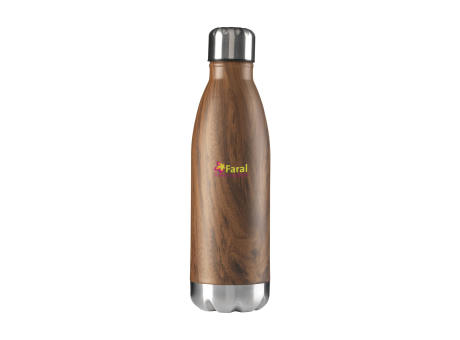 Topflask Wood 500 ml Trinkflasche