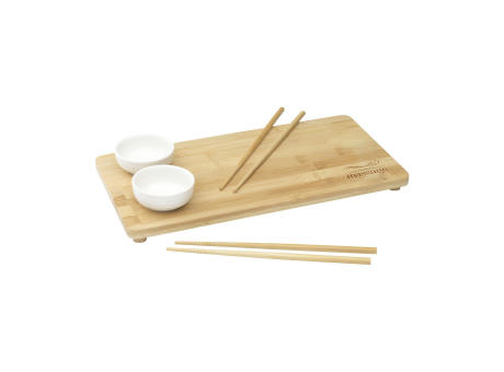 Temaki Bamboo Sushi Tray Geschenkset