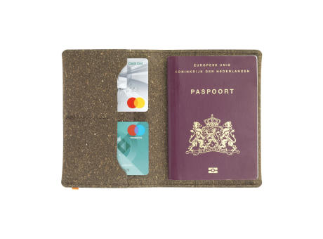 Recycled Leather Passport Holder Passhülle