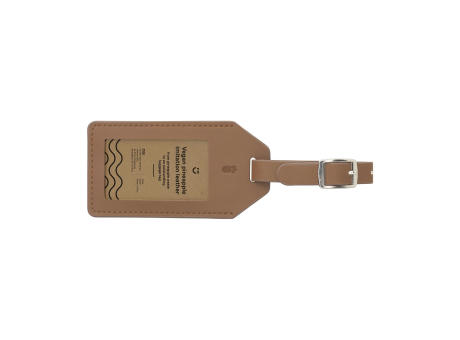 Vegan Pineapple Leather Luggage Tag