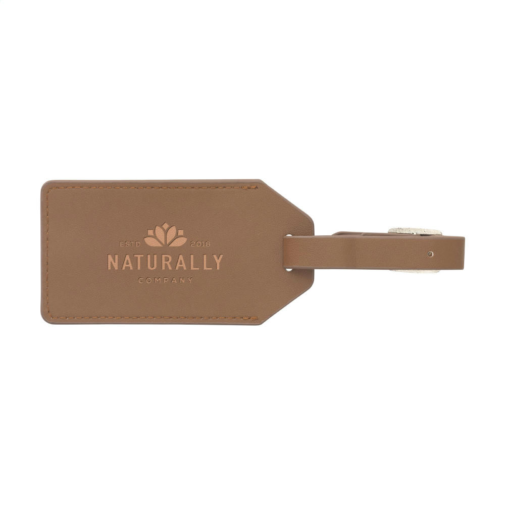 Vegan Pineapple Leather Luggage Tag