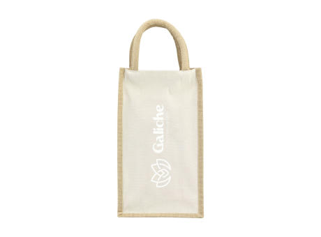 Jute Canvas Double Wine Bag Weintasche