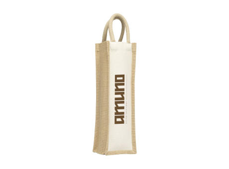 Jute Canvas Wine Bag Weintasche