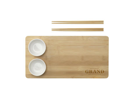 Temaki Bamboo Sushi Tray Geschenkset