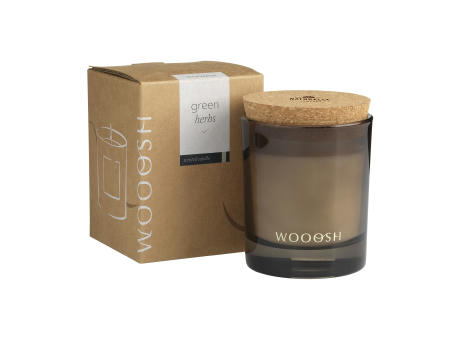 Wooosh Scented Candle Green Herbs Duftkerze