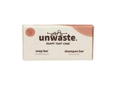 Unwaste Duopack Soap & Shampoo bar