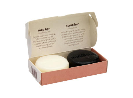 Unwaste Duopack Soap & Scrub bar