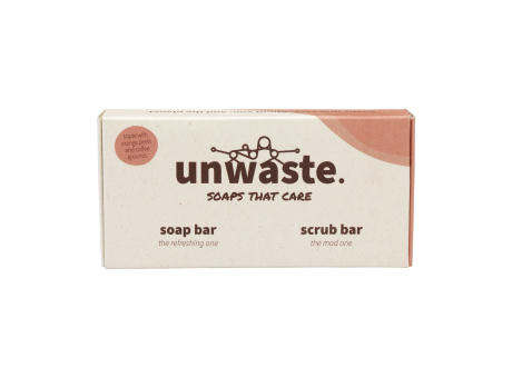 Unwaste Duopack Soap & Scrub bar