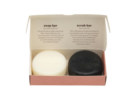 Unwaste Duopack Soap & Scrub bar