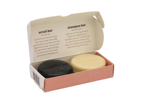 Unwaste Duopack Scrub & Shampoo bar Koffieolie