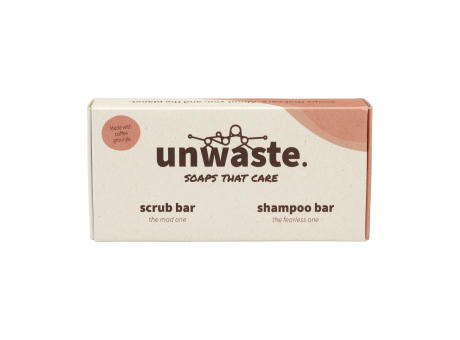 Unwaste Duopack Scrub & Shampoobar Koffieolie