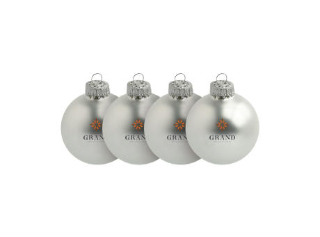 Weihnachtskugel Ø 6 cm - 4er Set - Made in Europe