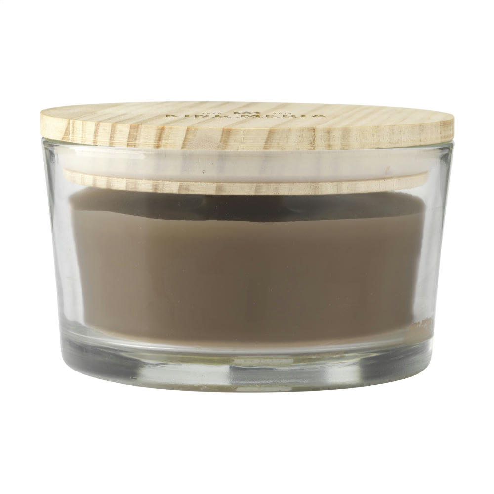 Wooosh Flame Scented Candle Dark Amber