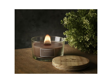 Wooosh Flame Scented Candle Dark Amber