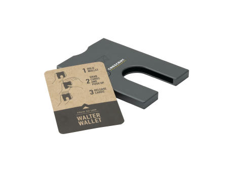 Walter Wallet Recycled Aluminium Slim -4- Kartenhalter